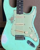 Fender Masterbuilt Jason Smith 62 Stratocaster Heavy Relic Surf Green Brazilian Rosewood